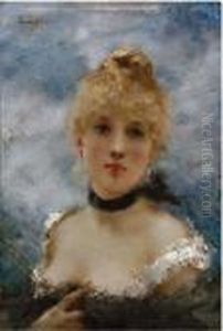 Giovane Donna Con Foulard