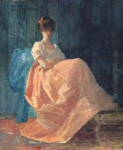 Donna Elegante Seduta - view 1