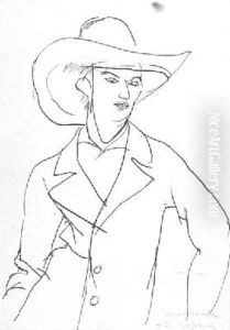 Raymond Radiguet 1903-23 by Roger de La Fresnaye