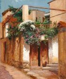 Fonda De Sant Andreu De Llavaneras by Aurelio Tolosa Y Alsina