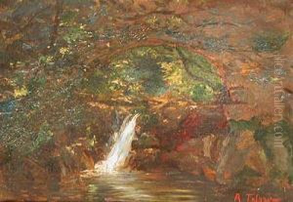 La Cascada.
Oleo Sobre Carton. 27 X 37 Cms - view 1