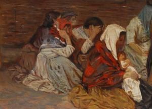 "la Pioggia Di Cenere Sul Vesuvio" by Gioacchino Toma