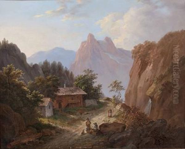 Rast Bei Der Almhutte - view 1