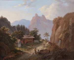 Rast Bei Der Almhutte by Matthias Rudolf Toma