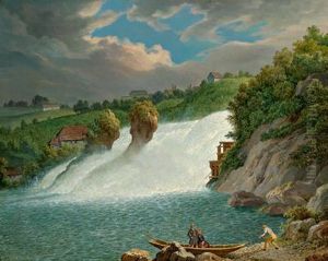 Der Rheinfall Bei Schaffhausen by Matthias Rudolf Toma