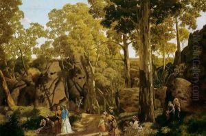 At the Hanging Rock by William Ford