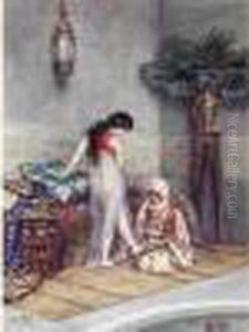 " Esclave Enfilant Sa Babouche ". " Esclave Enfilant Sa Babouche ".