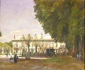 The Ruins of the Chateau de Saint Cloud in 1871 by Louis Francais