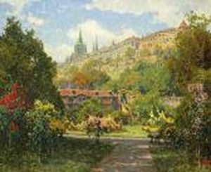 Prague In Blossom