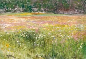 Bluhende Wiese by Heinrich Tomec