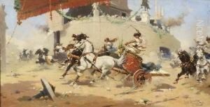 Wagenrennen Im Circus
Maximus. by Alfredo Tominz