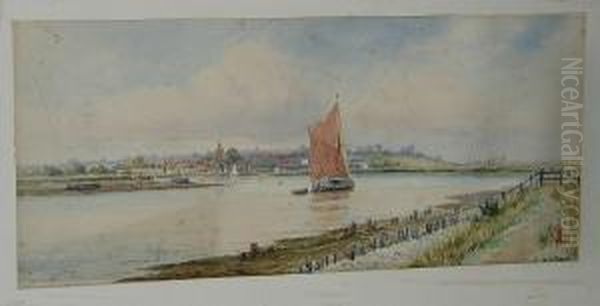 Sailing Boats In An Estuary - view 1