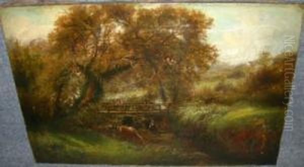 Paesaggio Con Personaggi E Animali - view 1