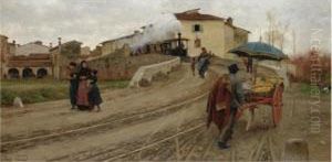 Petriolo Presso Firenze by Adolfo Tommasi