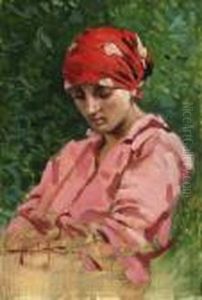 Contadinella by Angiolo Tommasi