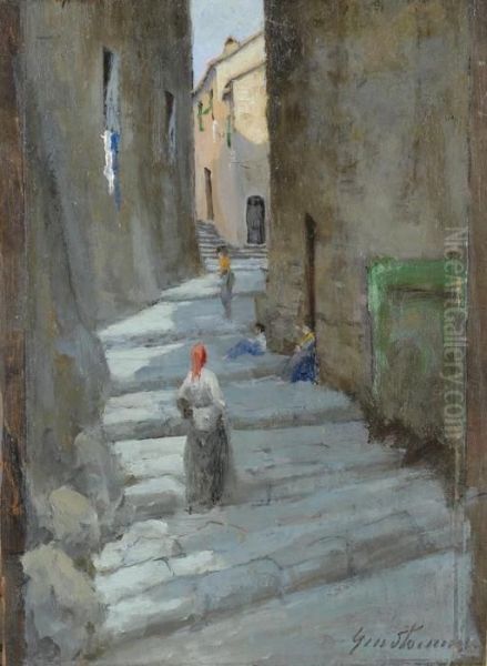 Vicolo Con Figure - view 1