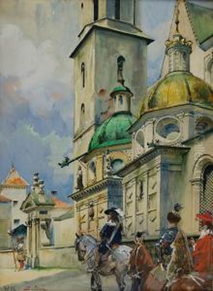Wyjazd Krola Jana Kazimierza Z Wawelu, Ok. 1910 - view 1