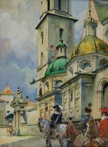 Wyjazd Krola Jana Kazimierza Z Wawelu, Ok. 1910 by Stanislav Tondos