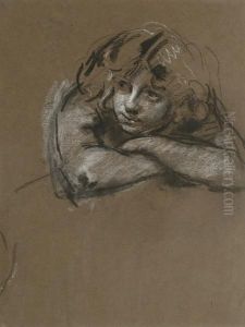 Girl With Folded Arms by Henry Tonks