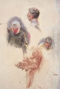 Study For 'an Advanced Dressing Station In France' Study For 'an Advanced Dressing Station In France'