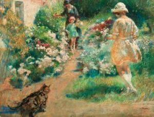 Gathering Flowers by Henry Tonks