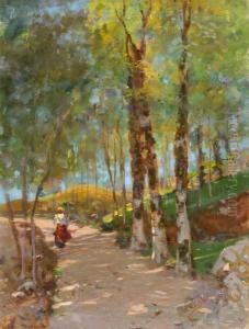 Figura Nel Bosco by Egidio Tonti