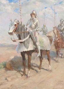 Knights on Horses by John False