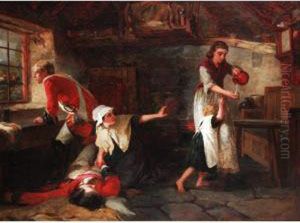 A Sick Soldier Receiving Shelter