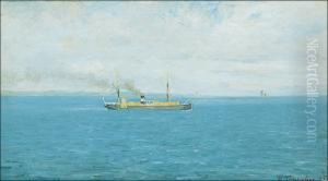 Steam Ship by Woldemar Toppelius