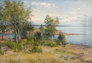 Maisemaporkkalasta. by Woldemar Toppelius