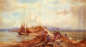 Returning With The Catch (Possibly On The River Clyde) by John Faulkner