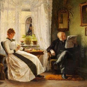Lost In Thought by Wenzel Ulrik Tornoe