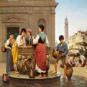 Venetian Girls At The Well