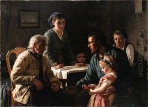 A Family Gathering by Wenzel Ulrik Tornoe