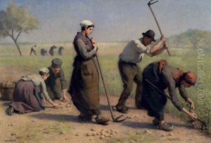 Les Moissonneurs by Jacques-Eugene Feyen