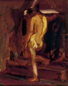 Back Nude by Janos Tornyai