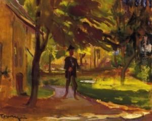 In My Sunlit Garden by Janos Tornyai