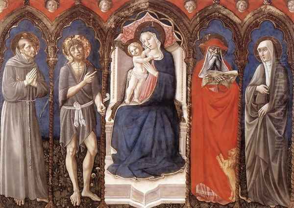 Madonna with Child and Four Saints 1468 - view 1