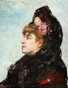 Una Joven Con Mantilla