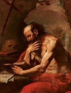 San Girolamo In Adorazione Del Crocifisso
