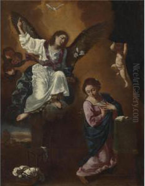 The Annunciation by Flaminio Torri