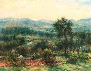 A peasant toiling in the heat of Provence by Mark Fisher