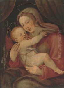 The Madonna And Child by Michele di Ridolfo del Ghirlandaio (see Tosini)