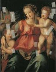 Madonna Con Bambino E San Giovannino
