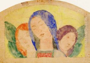 The Virgin between Two Angels