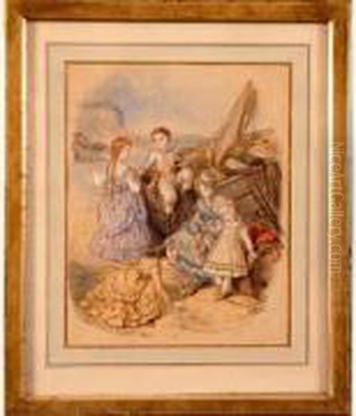 Enfants En Promenade - view 1