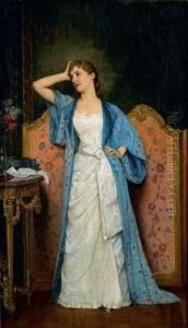 Jeune Femme Au Paravent