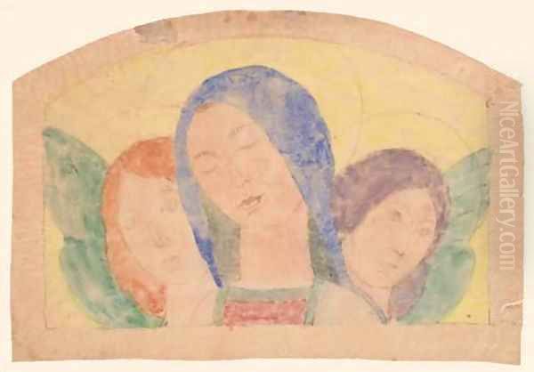La Madonne entre deux anges - view 1