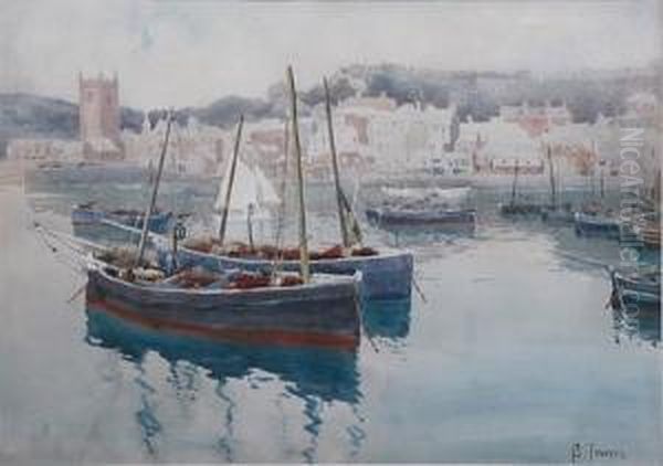 St Ives Harbour, Signed Lower Right - view 1