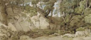 James White's Estate At Fordland, Devon by Francis Towne
